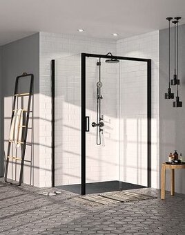 Posuvné dveře Hüppe Classics 2 EasyEntry Black Edition, nové