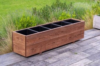 Dřevěné truhlíky na terasu - teak