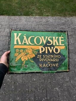 Do své sbírky koupím staré pivní láhve pivovar Kácov