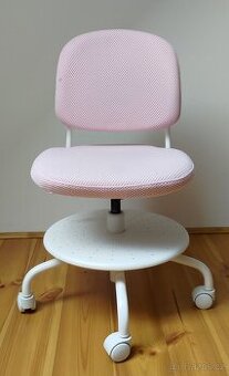 dětská židle IKEA Vimund růžová