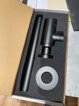 Designový sifon, černá mat A400BLACK NOVÝ