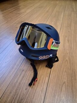 Lyžařská helma a brýle Shred