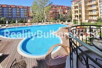 Studio (28 m²) s balkonem a výhledem na bazén SUNNY BEACH