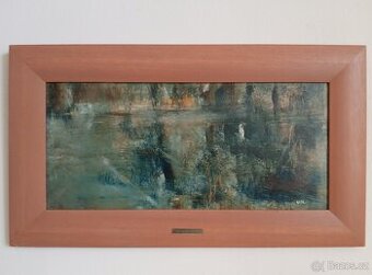 Vladislav Urban - Lesní jezirko - Obraz