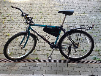 Pánské kolo Trekking Fox Canyon - modro zelené