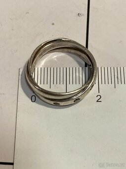 Prsten dámský stříbro - 1