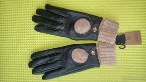 Dámské kožené rukavice vyteplené