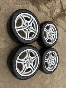 BMW E46 original alu kola R17 styling 68 dvourozmer letní