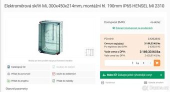 Hensel Mi 2310 Elektroměrová skříň Mi 92310