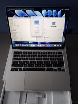 Macbook Air 13 palců M2 chip 8 GB RAM | 256 SSD | TOP stav