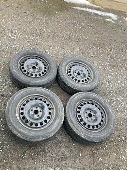 Plechové disky 17" VW / Škoda / Seat + LETNÍ pneu