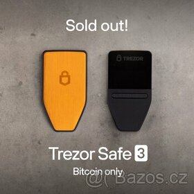 Trezor Safe 3 - Btc only wallet