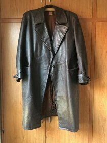 Kožený kabát a kalhoty - 1