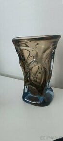 Skleněná váza "rozbouřené moře" Bohuslav Beránek
