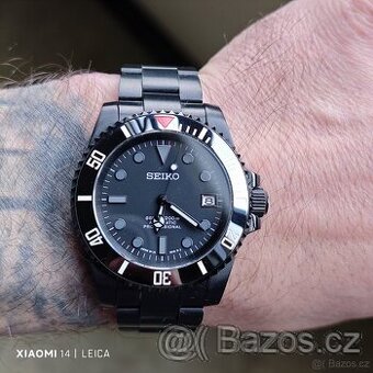 Seiko Mod Black, automaty NH35a strojek Seiko automatický