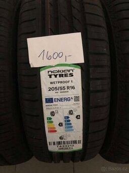 Nové letní pneu 205/55 R16