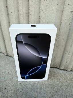iPhone 16 Pro 256 GB Black Titanium.
