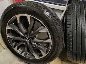 ALU kola Mazda CX5 5x114,3 R19 Originál, pneu letní 7mm