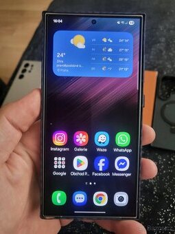 Vyměním Samsung Galaxy S24 Ultra 256GB violet titan top Stav