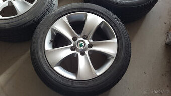 Orig. letní ALU kola 16" 5x112 ET45 Škoda Superb 2, Yeti