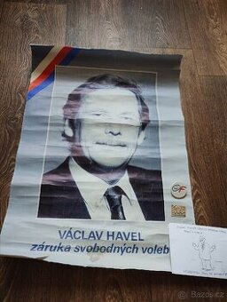 Plakát Václav Havel atd.