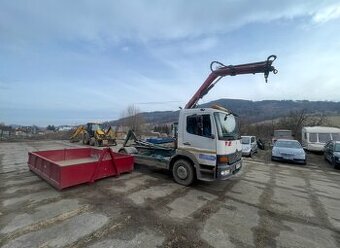 Atego 1223 12t+Hydr. ruka FASSI + kontejner