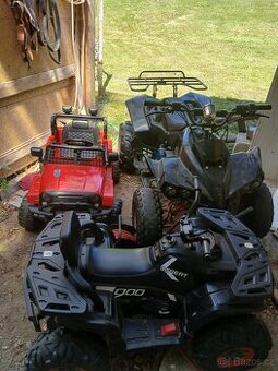 Elektroautíčka - jeep a čtyřkolka