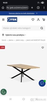 PRODAM jídelní stůl 2m