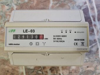 Prodám použitý 3f elektroměr na DIN lištu