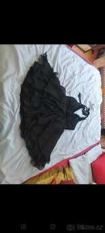 Černé společenské šaty XL