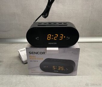 Budík Sencor SRC 1100 B – rádio + duální alarm