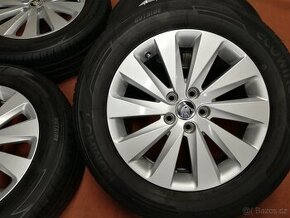 alu kola originál 16" škoda seat vw letní pneu