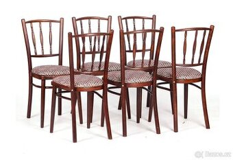 Retro židle TATRA po přečalounění, 6 kusů