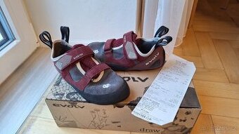 Dámské lezečky 39 EVOLV ELECTRA GREY/MERLOT