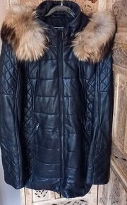 Kara zimní kožený kabát  - Kara dámská kožená bunda