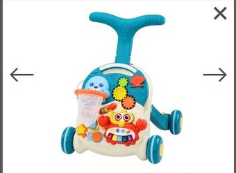 Edukativní chodítko a stoleček 2v1