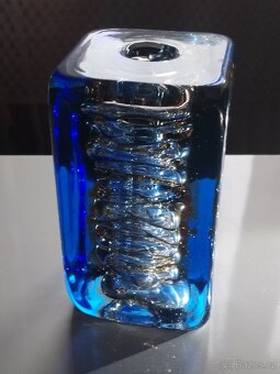 Váza Hutní sklo-František Vízner Škrdlovice vzor 6860/18