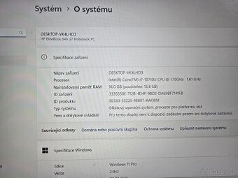 HP 840 G7 - základní deska