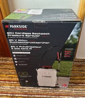 Aku tlakový postřikovač na záda Parkside Performance