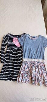 Dvoje šaty, vel. 128