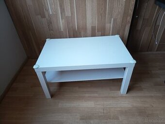 Konferenční stolek Ikea bílá, 90x55 cm