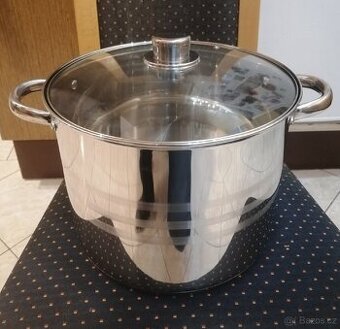 Nový Gastro nerez hrnec velký objem 13,5l indukce atd
