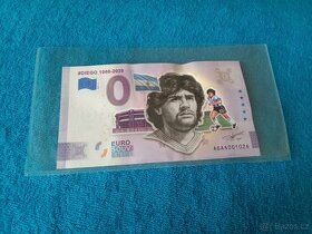 Eurobankovka Diego Maradona 2ks