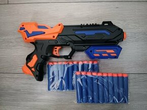 Nerf - jednoraná pistole + 20 nábojů