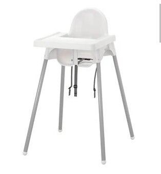 Ikea Antilop - jídelní židlička+stoleček+polštář s potahem