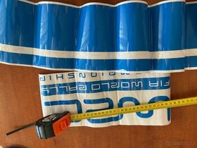 Modre samolepky na auto 150 cm