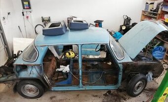 Škoda 1000MB skelet žárovka na kolech