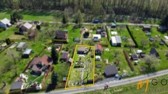 Prodej chaty se slunnou zahradu a vlastním pozemkem 345m2, Ú - 1