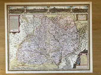 Historicka mapa Moravy - 1
