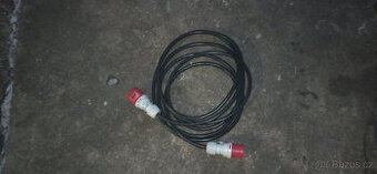 Meděný kabel prodlužovačka 6,5m Nové koncovky 4x16A Cena 500